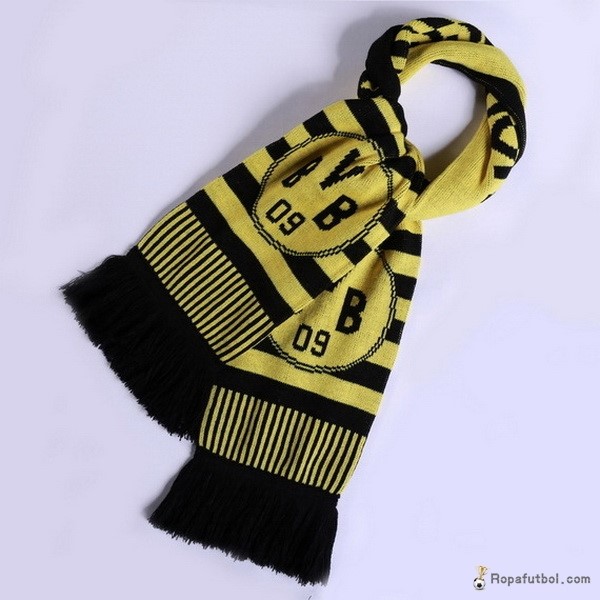 Bufanda Futbol Borussia Dortmund Tejidas Negro Amarillo